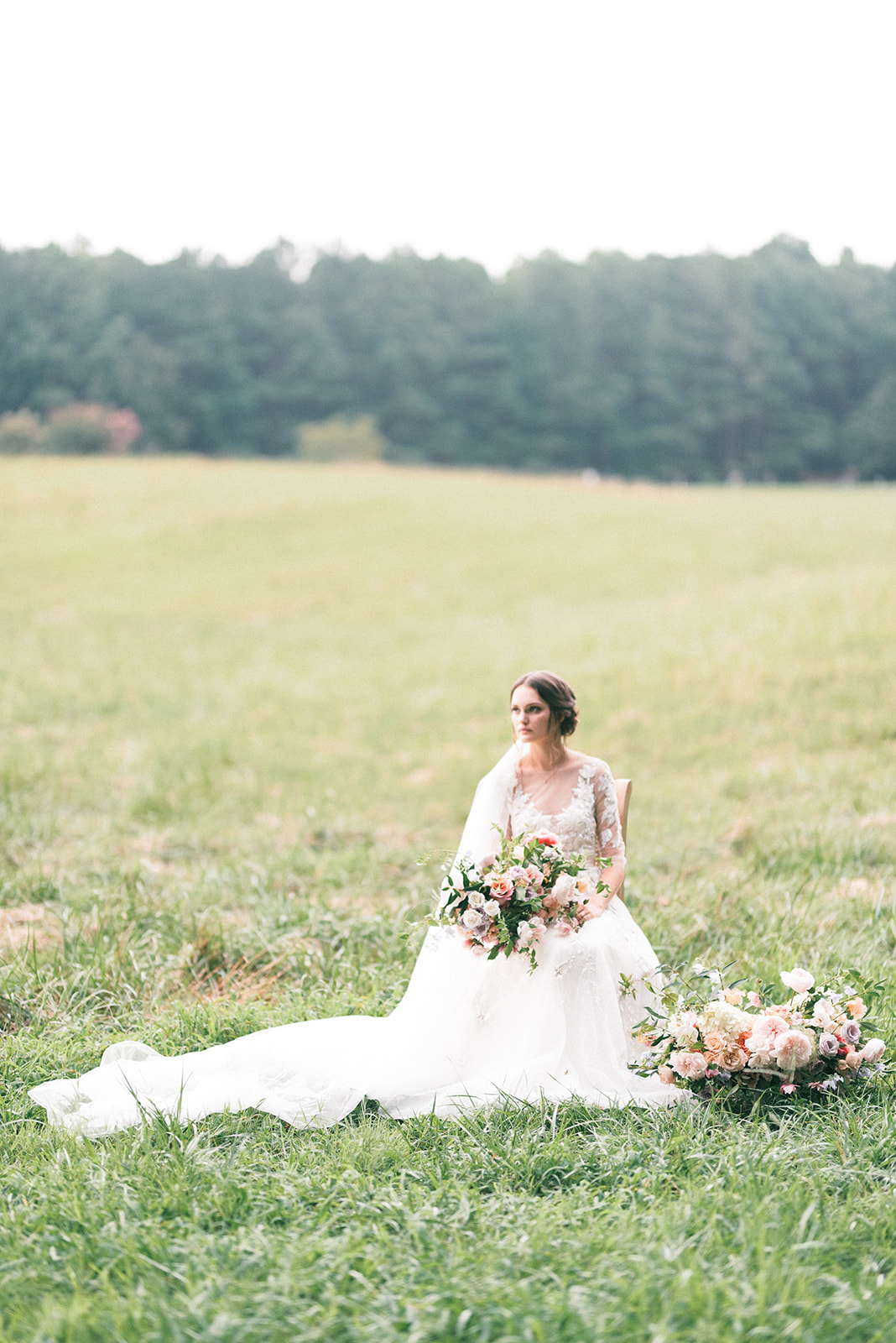 Wedding At The Meadows Firefly Farm Reserve in North Carolina